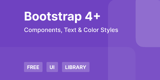 UI/UX with Bootstrap4